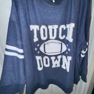 Cato Blue Touchdown Sweater